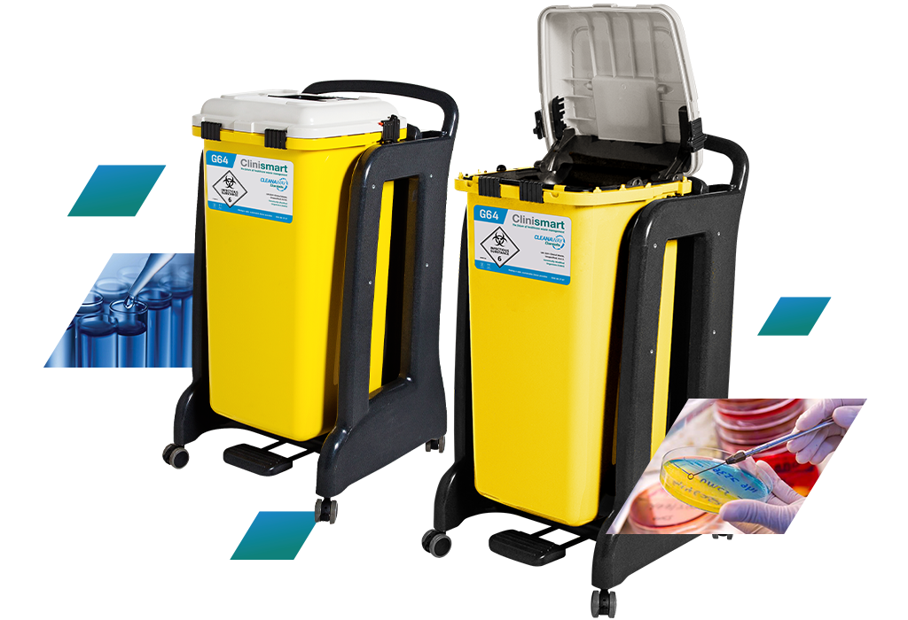 Cleanaway Daniels Clinismart biohazard waste bins and containers 